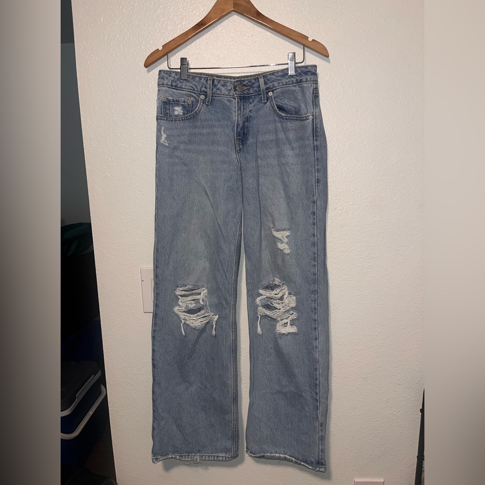 Levi's Low Loose Denim Jeans - Medium Wash